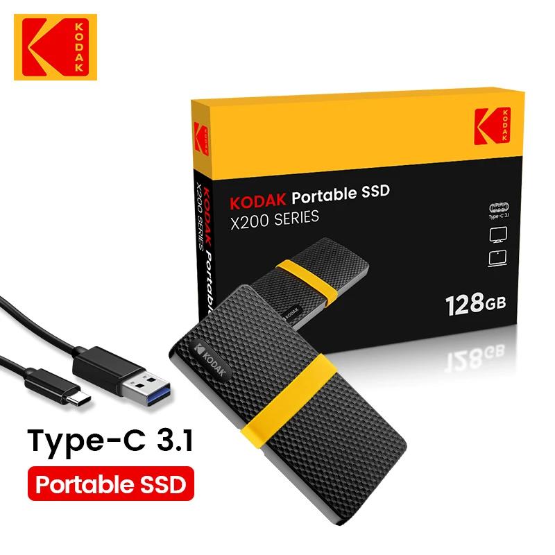 KODAK  X200  SSD ϵ ̺, HD Externo 256GB, USB3.1 ޴ ̴ SSD 256GB, Ʈ Ʈ PC PS4